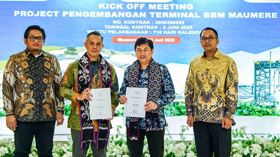 Pertamina Patra Niaga Mulai Pengembangan Terminal BBM di Maumere