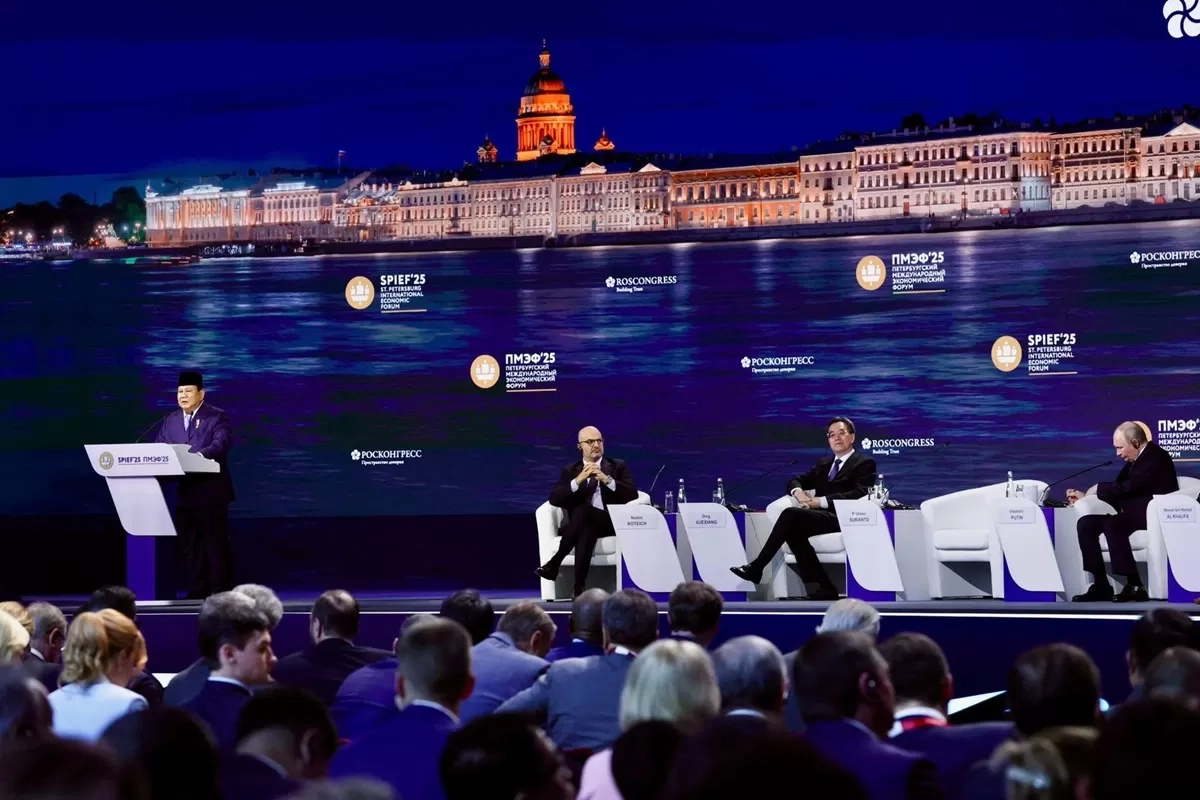 Di Atas Panggung SPIEF 2025, Presiden Prabowo Banggakan Peningkatan Produksi Pangan Indonesia Sentuh Angka 50 Persen