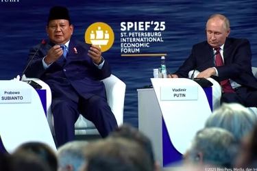 Prabowo Cerita Komandan GAM yang Kini Gabung Gerindra, Putin Mencatat