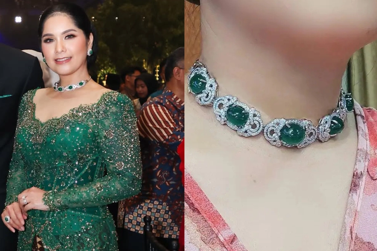 Pesona Mewah Emerald Annisa Pohan di Ngunduh Mantu Al Ghazali, Harganya Capai Rp 700 Juta