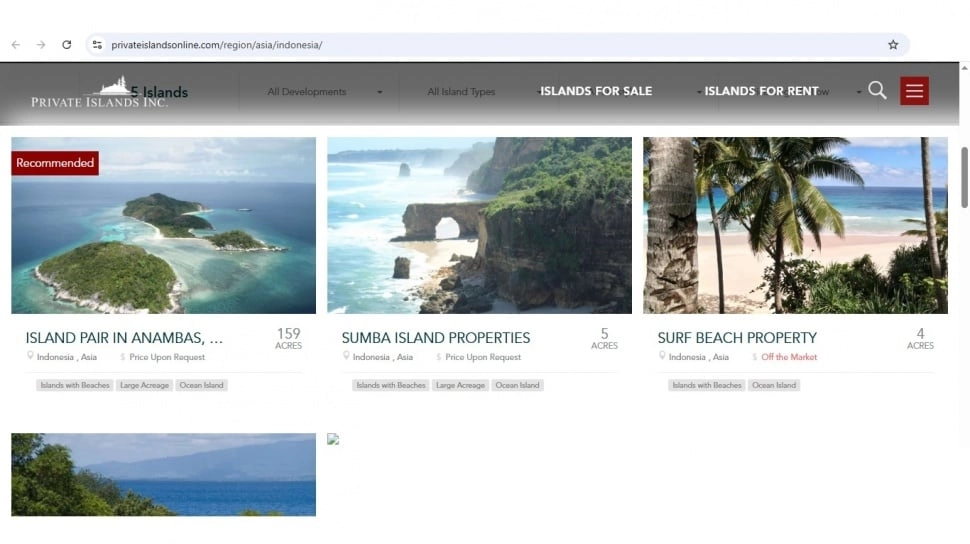 Bolehkah Secara Aturan Crazy Rich Beli Pulau-pulau Kecil? Ini Penjelasannya