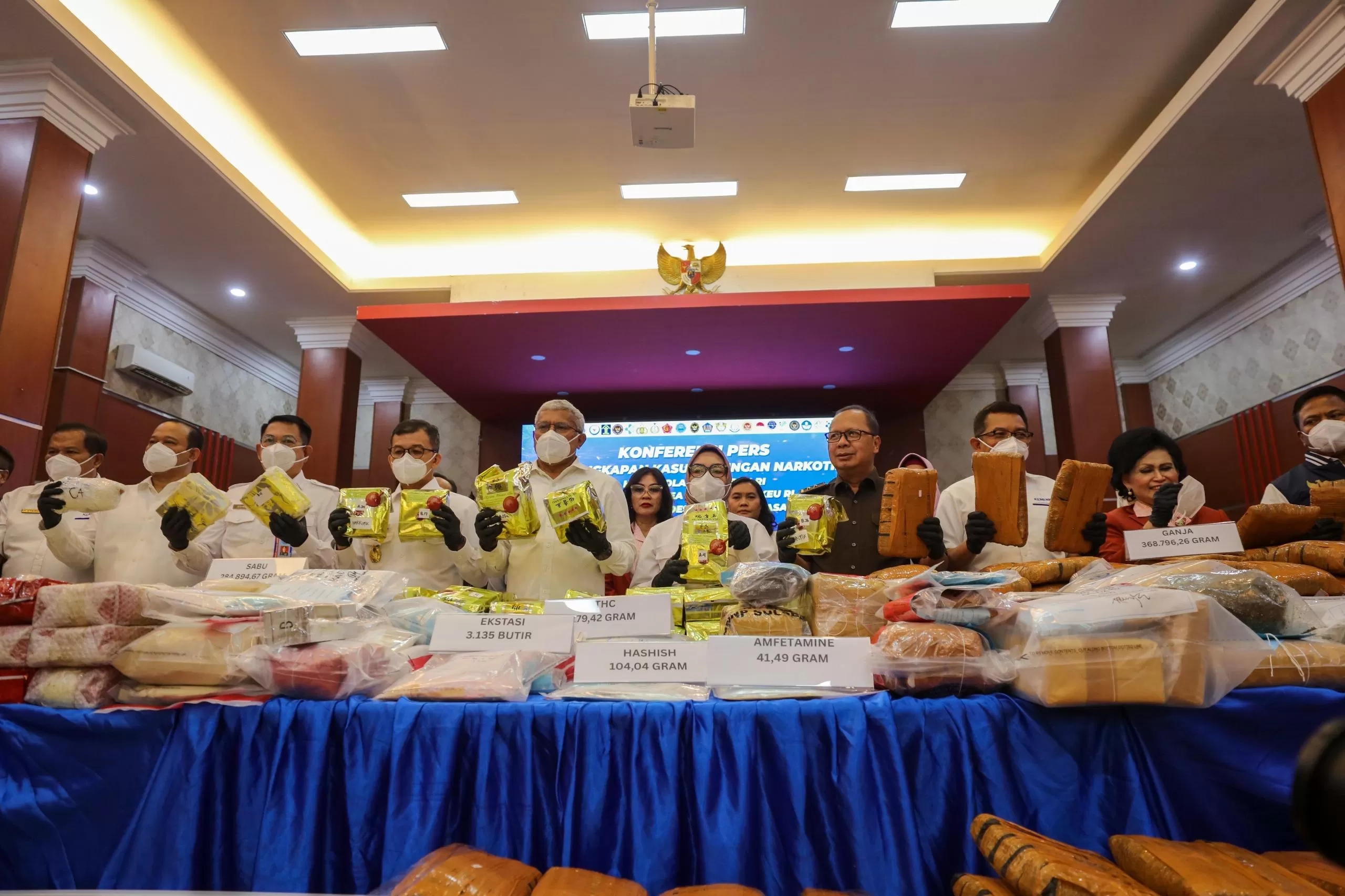 Desk Pemberantasan Narkoba Ungkap 23.868 Kasus, Amankan Barang Bukti Senilai Rp 7,5 Triliun