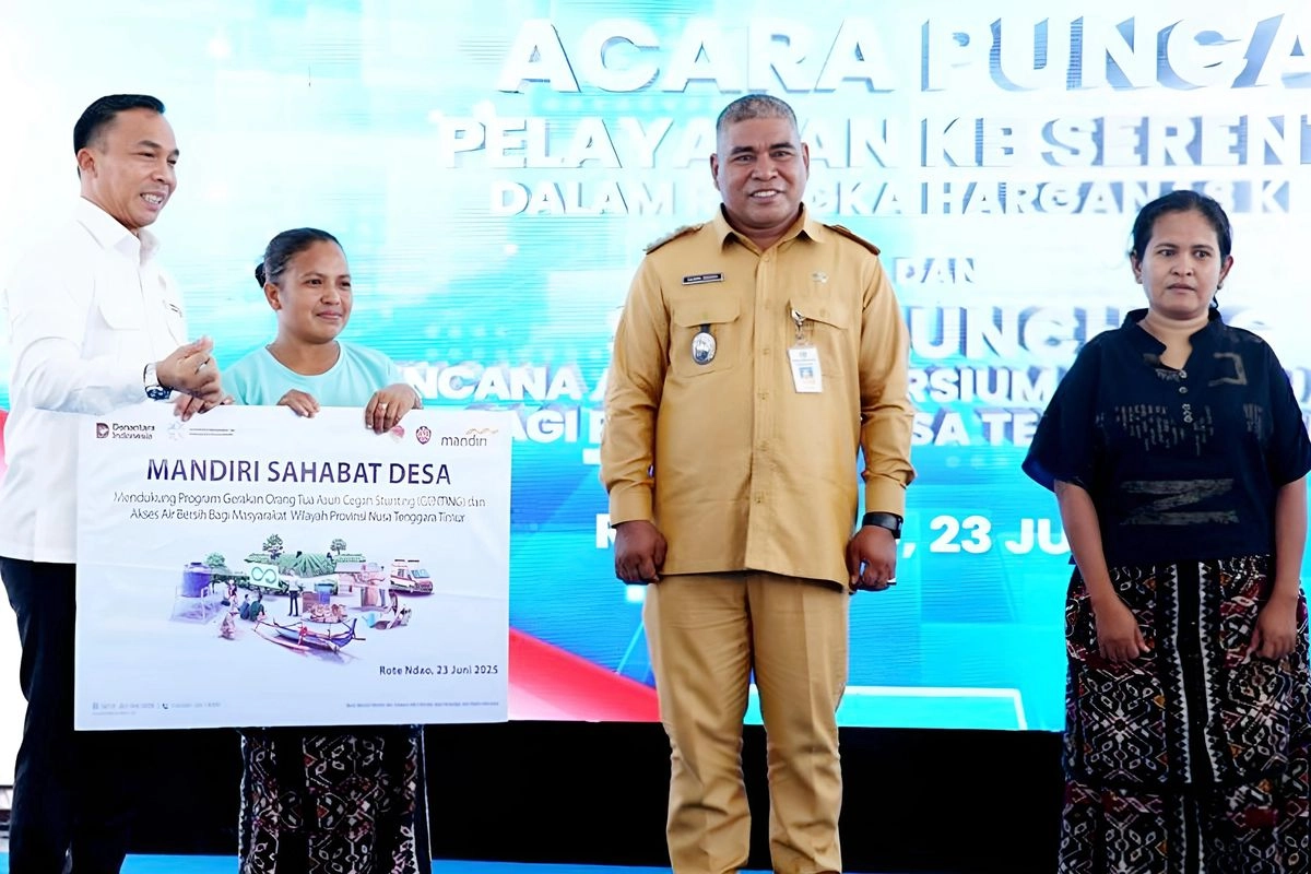 Dorong Kesejahteraan Masyarakat, Mandiri Sahabat Desa Bantu 200 Keluarga Risiko Stunting di NTT