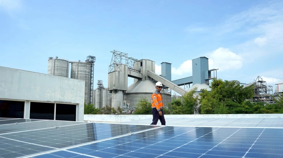 SMGR Dongkrak Kapasitas Pembangkit Listrik Tenaga Surya 6 Kali Lipat
