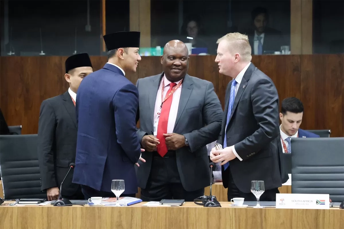 Hadiri Forum BRICS di Brasil, AHY Dorong Kolaborasi Antar Negara untuk Bangun Kota yang Tangguh Terhadap Perubahan Iklim