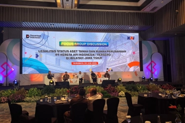 KAI Miliki Aset 327 Juta Meter Persegi, Upayakan Sertifikasi Massal untuk Dukung Transportasi Nasional