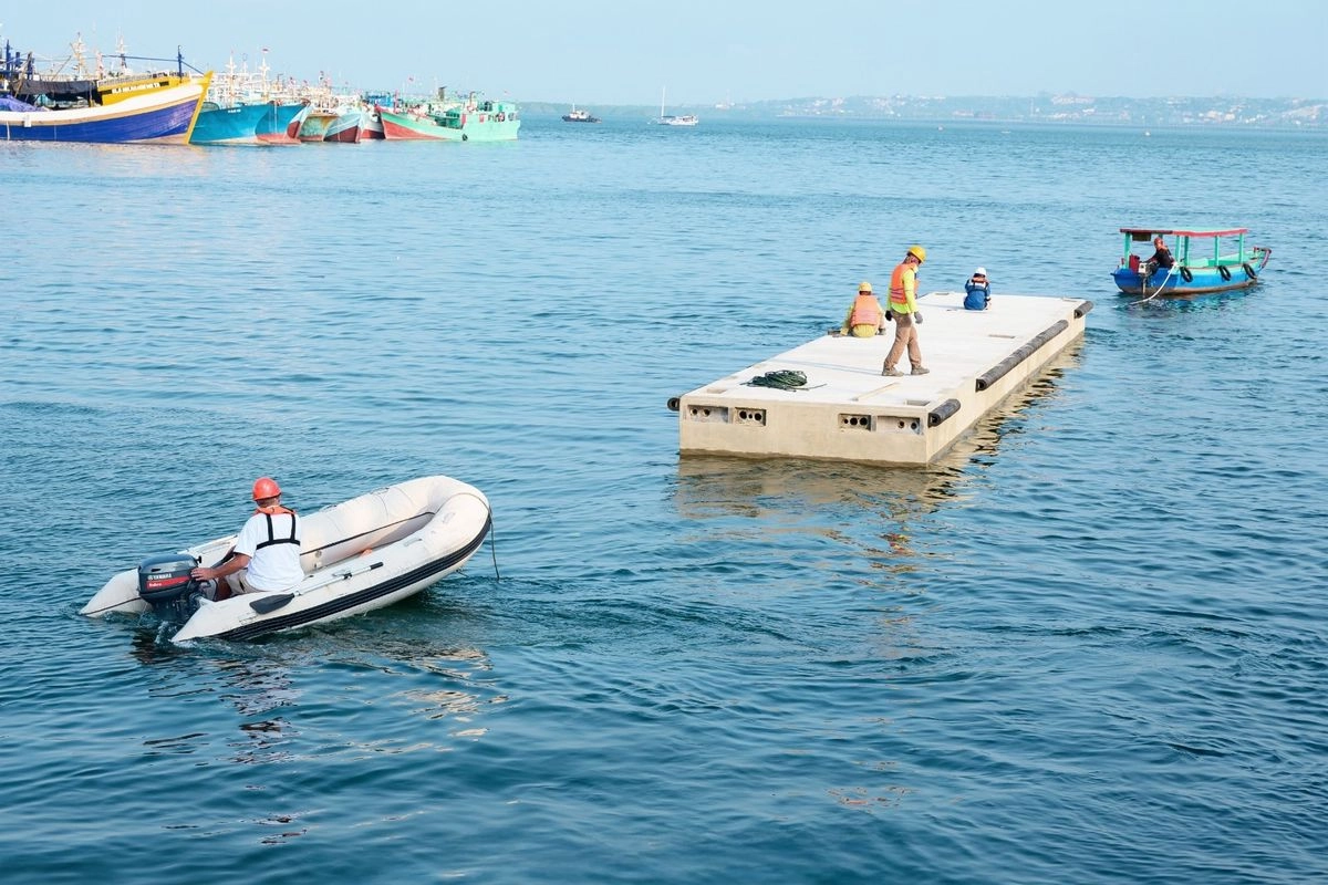 Pelindo Luncurkan Dermaga Terapung di Benoa, Awali Pembangunan Marina Wisata