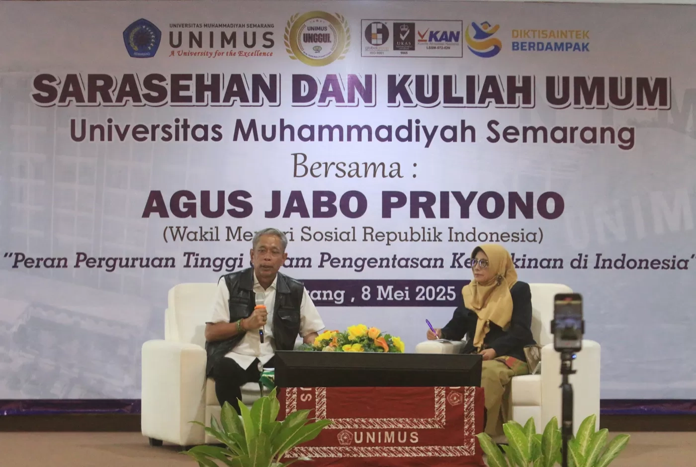 Tegas! Wamensos Agus Jabo Sebut Bansos Tak Boleh Dipolitisasi