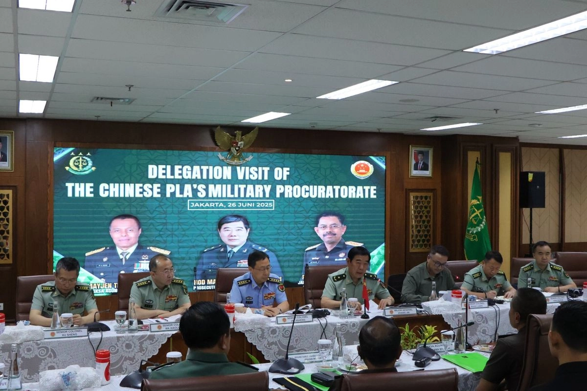 Jaksa Agung Muda Pidana Militer Dikunjungi Jaksa Militer RRC, Bahas Apa?