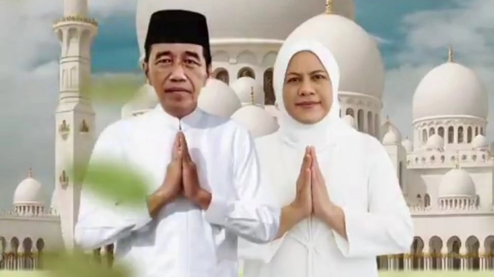 Gambar Jokowi di Ucapan Tahun Baru Islam Jadi Sorotan: AI Terlalu Halus, Netizen Bahas Alergi Kulit