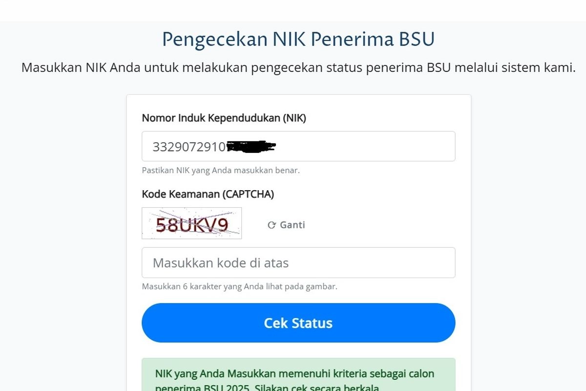 3 Cara Cek Penerima Bantuan Subsidi Upah BSU Pakai NIK