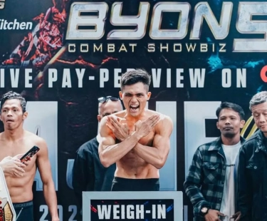 Aziz Calim Juara Kickstriking Nasional 61 Kg Usai Kalahkan Kkajhe di Byon Combat 5, Balas Dendam Terbayar Tuntas