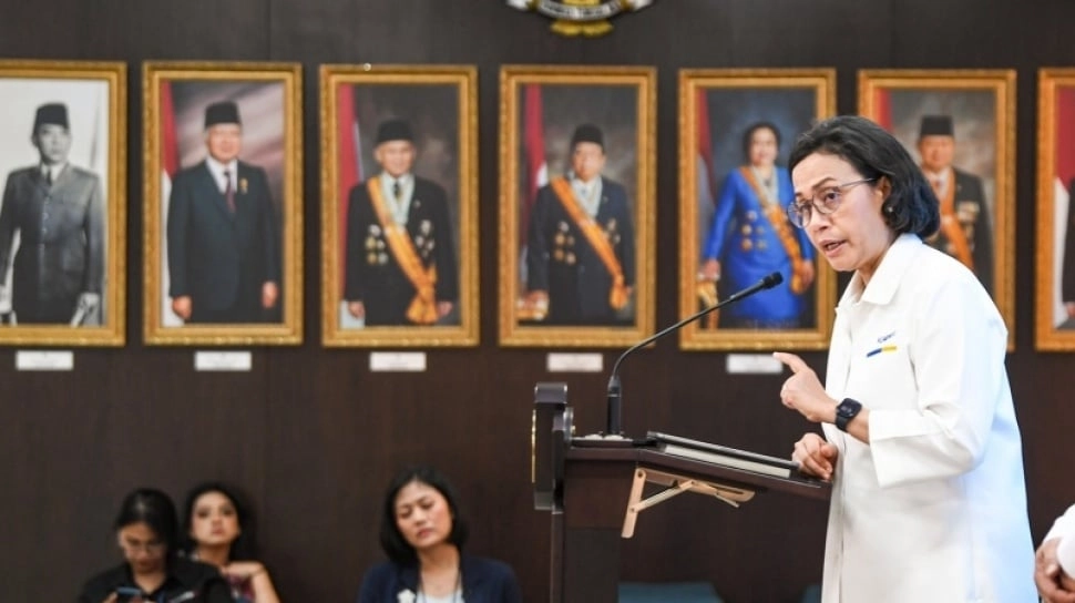Sri Mulyani ''Nyentil'' DPR: Tepuk Tangan Loyo Meski Ekonomi Tumbuh, Belum Makan Siang Ya, Pak?