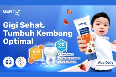 Gently Baby Luncurkan Pasta Gigi Aman Tertelan untuk Bayi dan Anak