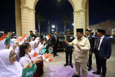 Prabowo Beri Pesan ke Anak Sekolah di Jeddah, Apa Isinya?