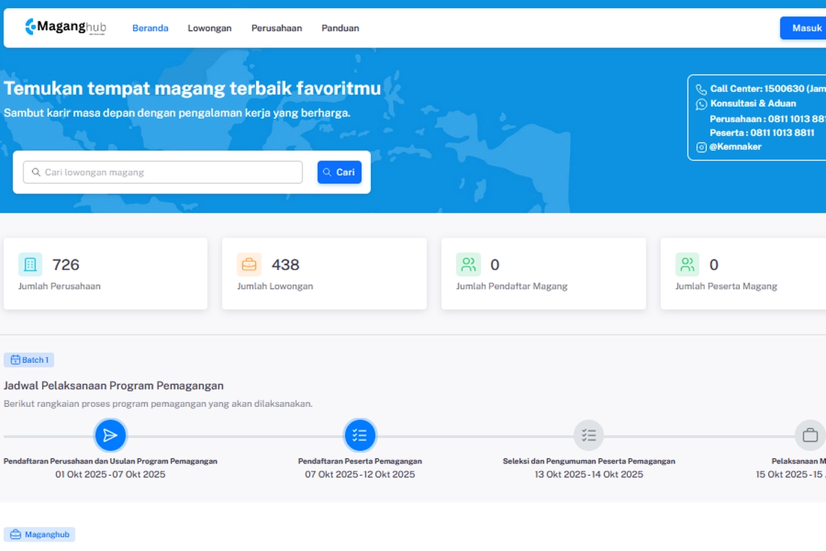 Magang Kemnaker 2025 Dibuka: Kuota 20.000 Peserta, Ini Cara Daftarnya
