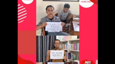 Protes Razia Rambut, Murid dan Guru Saling Balas Pesan Lewat Video