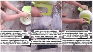 Viral Pria Unboxing Gas Elpiji 3 Kg, Sebut Dioplos Air Padahal Ini Fakta Ilmiahnya