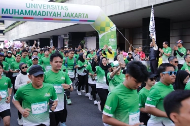 Peringati Milad ke-70, Gelar UMJ Run 2025 di Car Free Day Sudirman