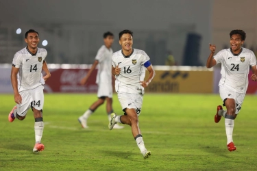 Hasil Timnas U23 Indonesia Vs India 1-1, Sama Kuat di Stadion Madya