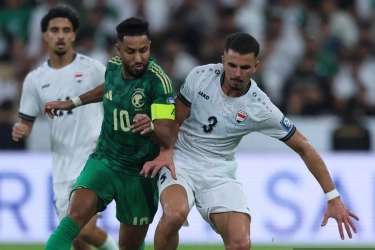 Hasil Arab Saudi Vs Irak 0-0, The Green Falcons Lolos Langsung