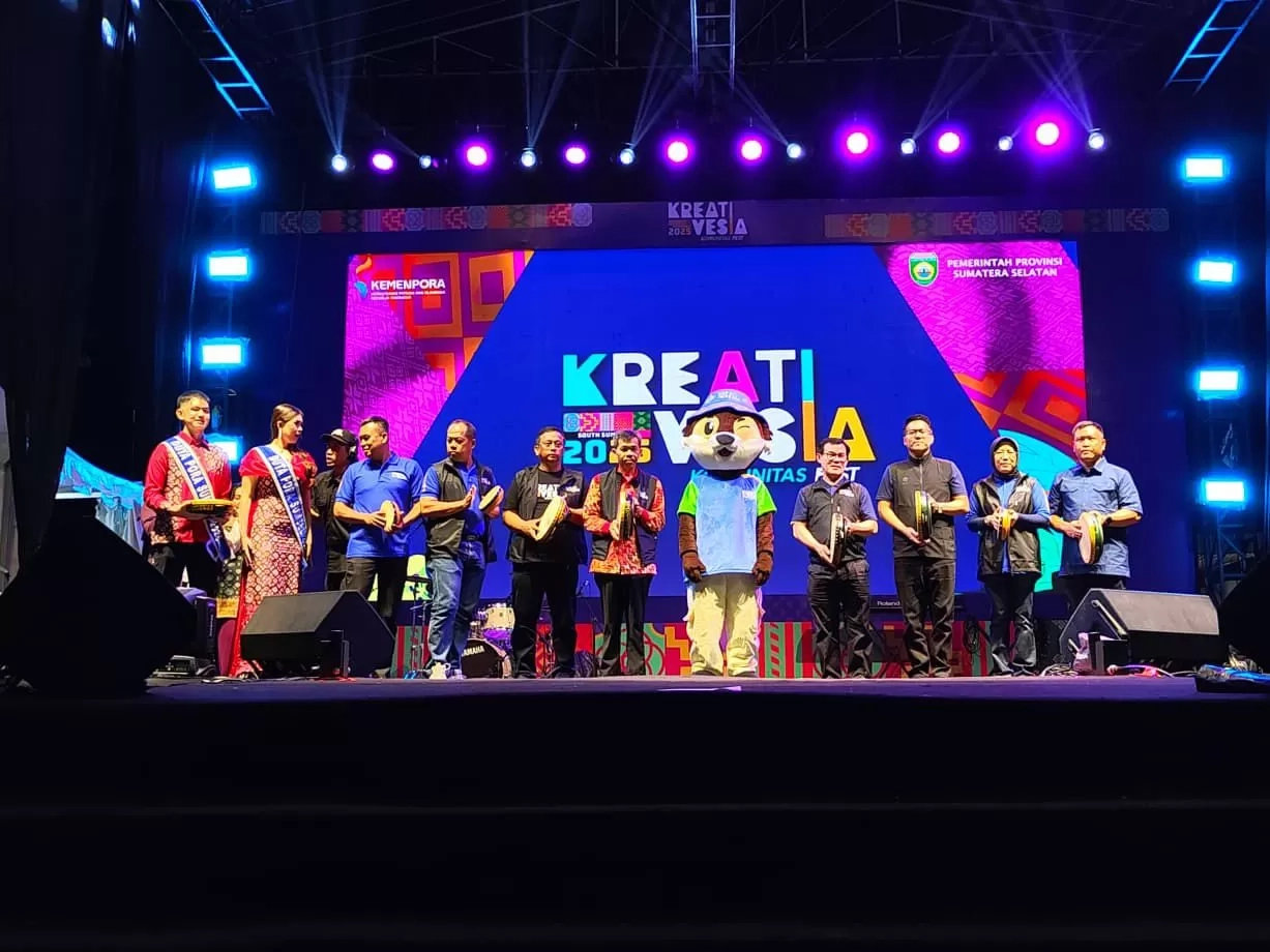 Deputi Pelayanan Kepemudaan Kemenpora Buka Kreativesia 2025 di Palembang: Pemuda Berkarya Bangun Indonesia Raya