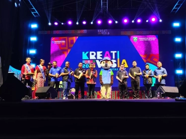 Deputi Pelayanan Kepemudaan Kemenpora Buka Kreativesia 2025 di Palembang: Pemuda Berkarya Bangun Indonesia Raya
