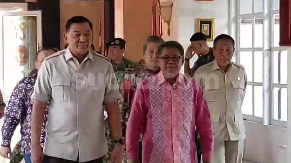 Usai Surya Paloh, Giliran Elite PKS Sambangi Menhan Sjafrie Sjamsoeddin di Kemenhan
