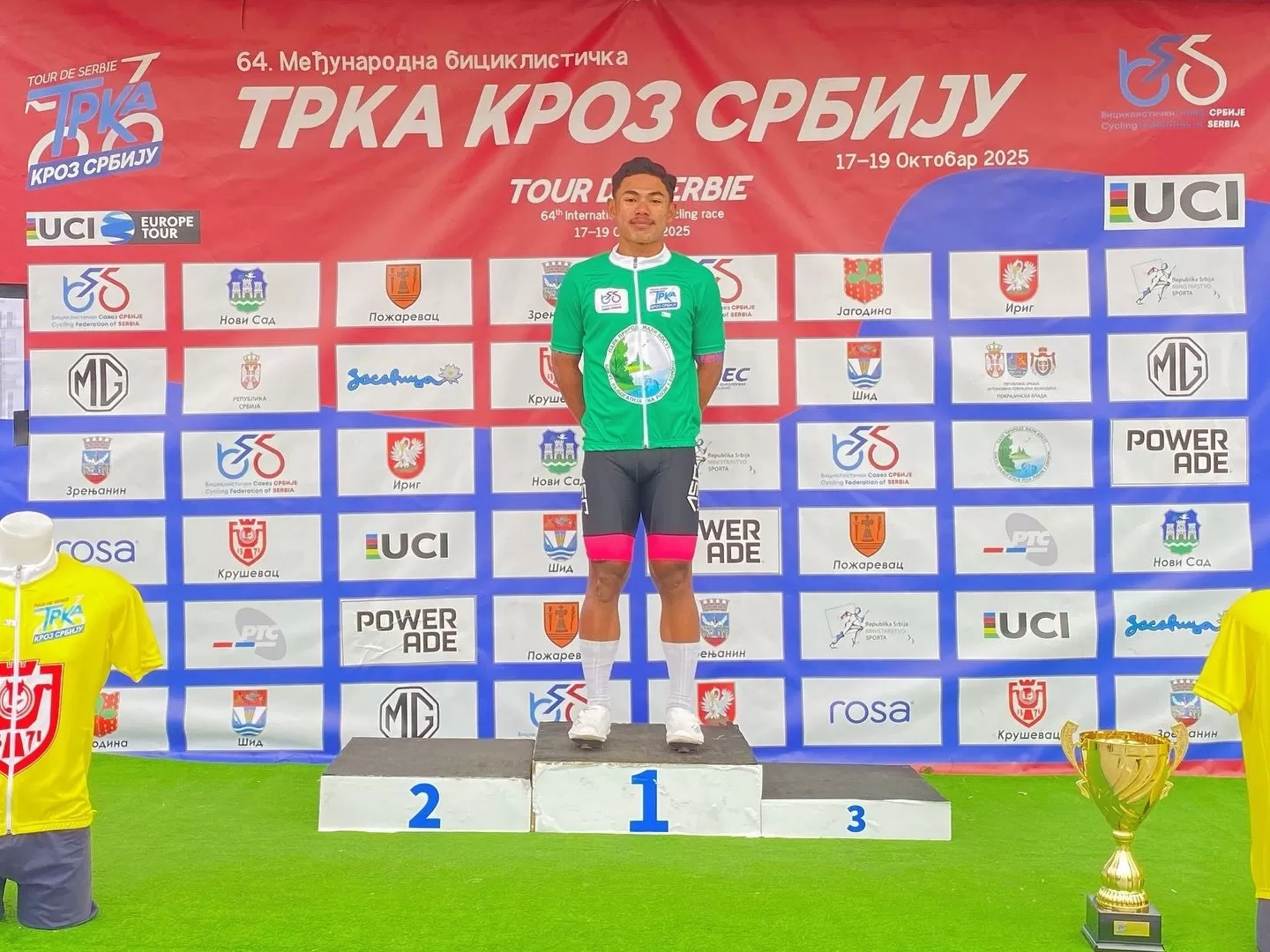 Tutup Musim 2025 Dengan Apik, Pebalap Indonesia Julian Abi Raih Best Sprinter di Tour de Serbie