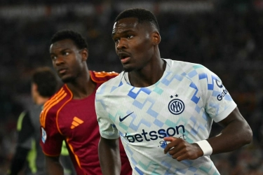 Kata-kata Ange-Yoan Bonny Usai Cetak Gol di Laga AS Roma Vs Inter