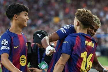 Hasil Barcelona Vs Olympiacos 6-1: Fermin Hattrick, Assist Bocah Filipina