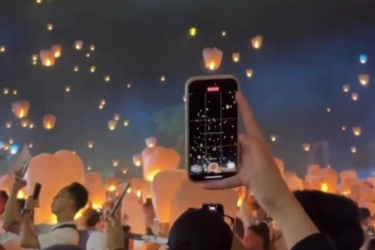 Video Viral Festival Lampion di Yogyakarta, Banyak Lampion Jatuh dan Nyangkut di Pohon