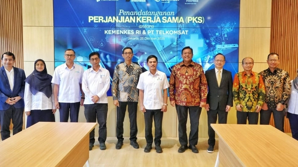 Telkomsat - Kemenkes Kerja Sama Mendorong Pemerataan dan Digitalisasi Layanan Kesehatan Berbasis AI