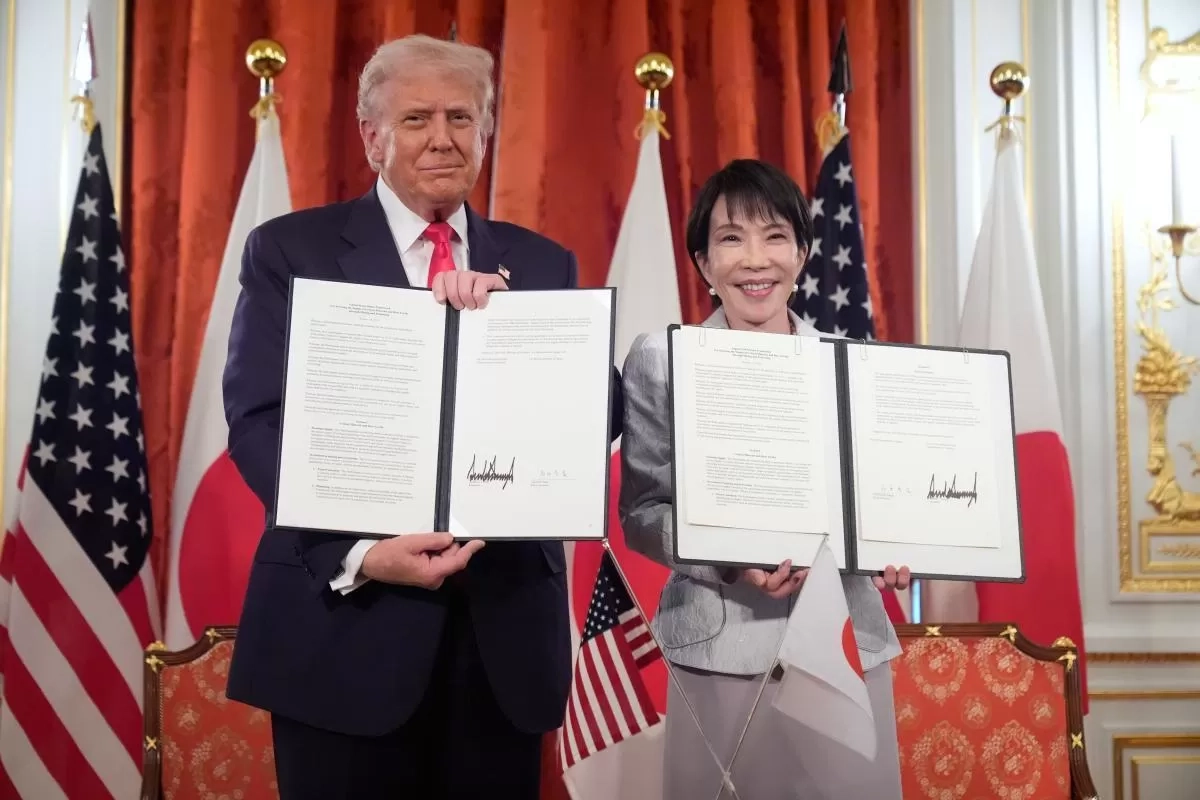 Kontroversial, PM Takaichi Berikan Nominasi Trump untuk Nobel Perdamaian Saat Lawatan ke Jepang