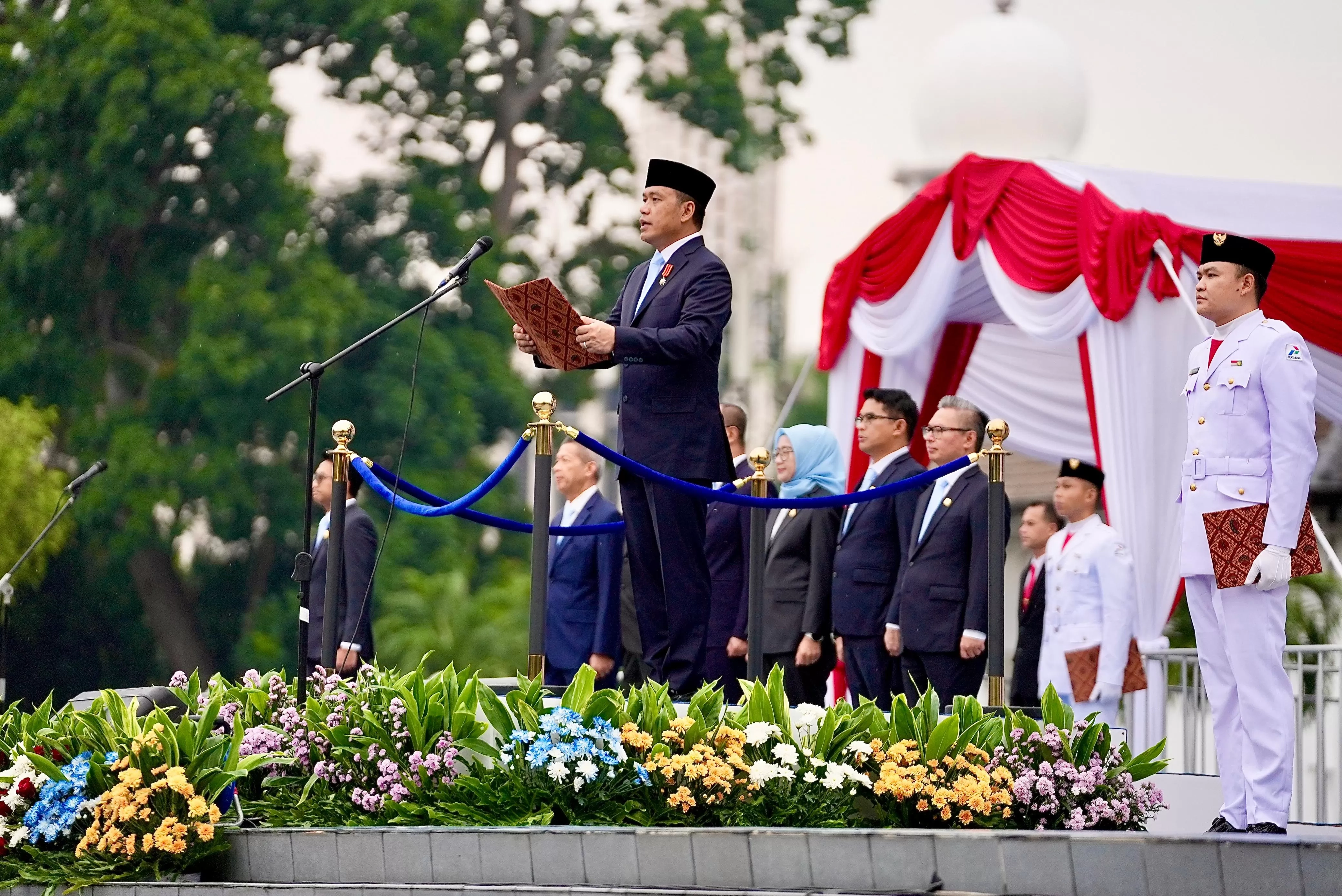 Pimpin Upacara Peringatan Sumpah Pemuda, Simon Aloysius Mantiri: Pemuda Penentu Sejarah Energi Masa Depan