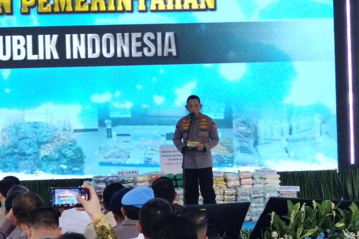 Lapor ke Prabowo, Kapolri Pamer 118 Kampung Sudah Bebas Narkoba