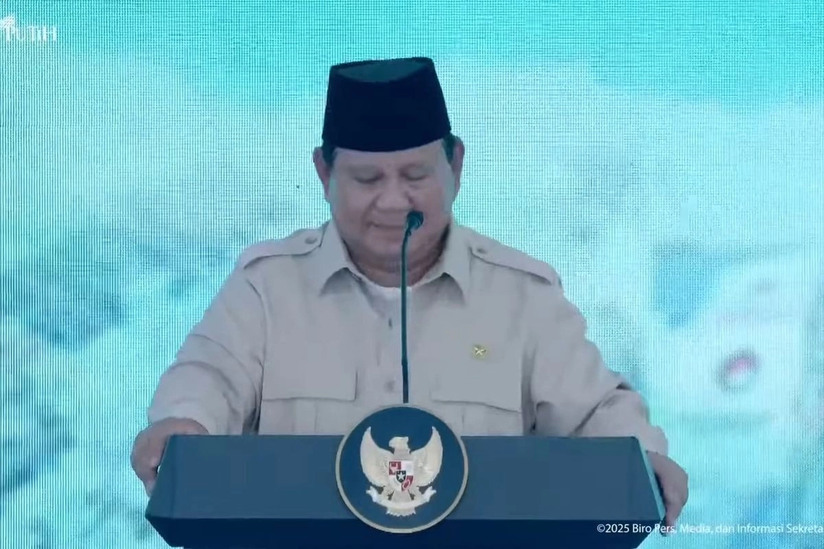 Momen Prabowo Tersenyum Saat Ada yang Angkat Tangan Ingin Jadi Presiden