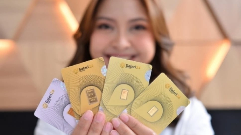 Harga Emas Hari Ini Turun: Antam Belum Tersedia, Galeri 24 dan UBS Anjlok!