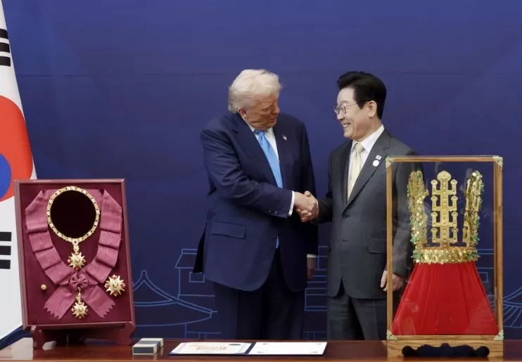 Donald Trump Terima Grand Order of Mugunghwa, Penghargaan Tertinggi dari Korea Selatan