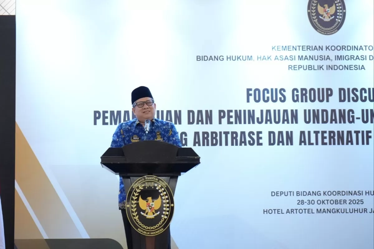 Pemerintah Dorong Revisi UU 30/99 tentang Arbitrase untuk Perkuat Kepastian Hukum dan Daya Saing Investasi