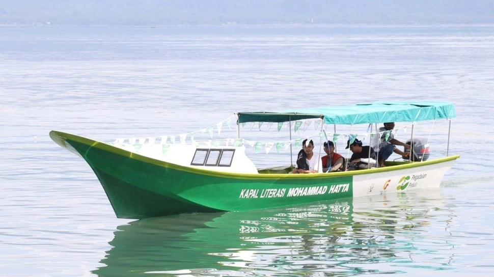 Lewat ''Kapal Literasi Moh. Hatta'', Pegadaian Dorong Akses Pendidikan di Timur Indonesia