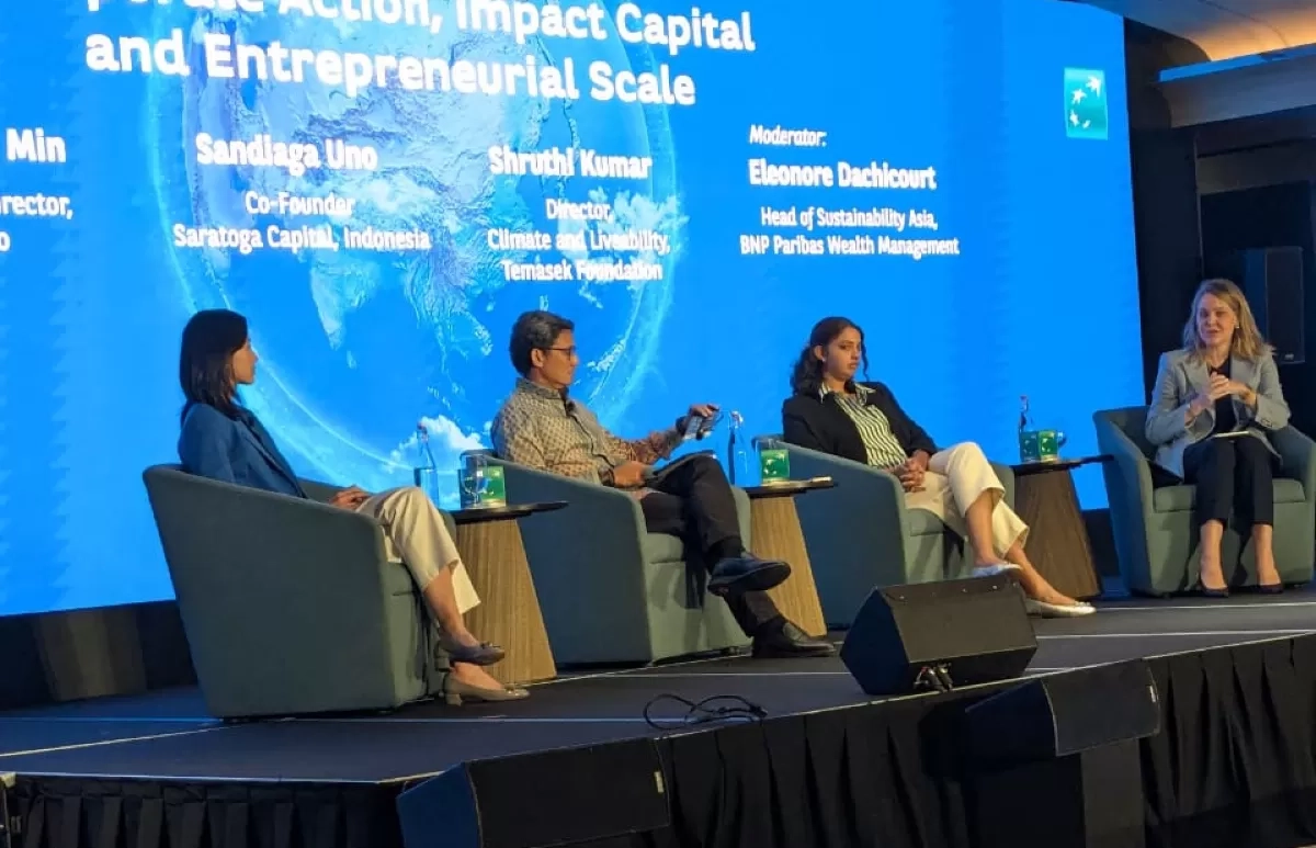 Bicara Bisnis Masa Depan, Eks Menparekraf Sandiaga Uno Sebut Green Economy Ciptakan Green Job