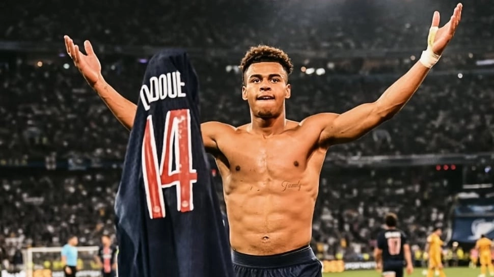 PSG Konfirmasi Desire Doue Cedera, Absen Lawan Bayern Munich
