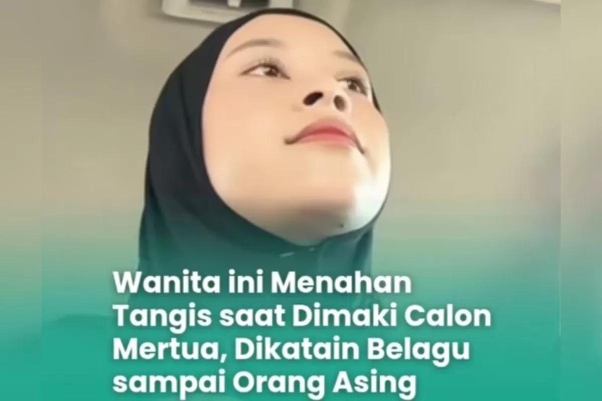 Viral di Media Sosial Perempuan Menahan Tangis Dilabrak Ibu dari Kekasihnya