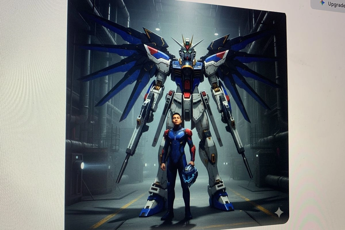 20 Salinan Teks Gemini AI Foto Gundam dan Pilotnya yang Menarik