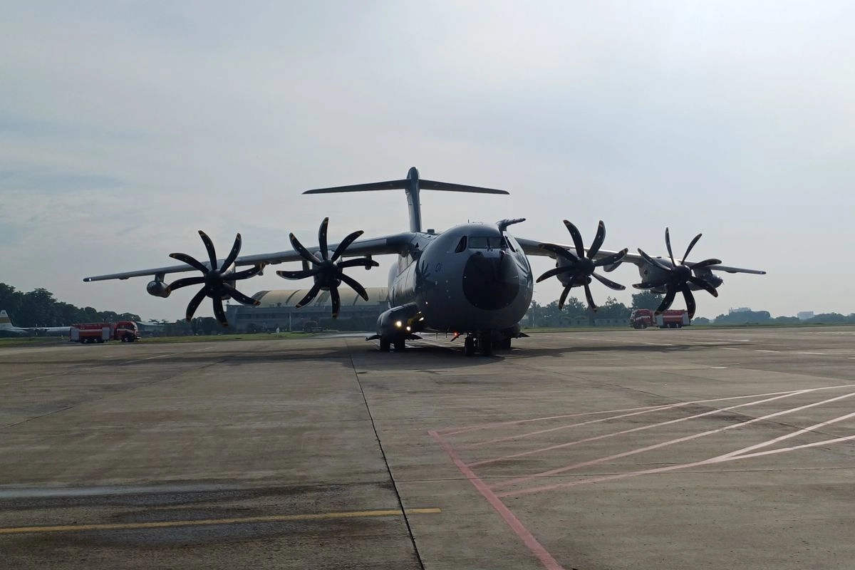 Pesawat Airbus A400M Akhirnya Tiba di Tanah Air