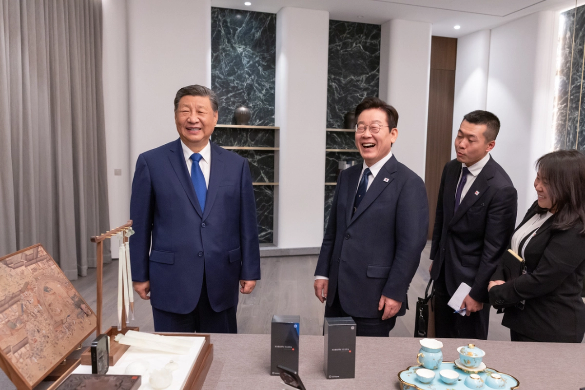 Xi Jinping Hadiahi Presiden Korea Selatan HP Xiaomi, Saling Bercanda soal Mata-mata