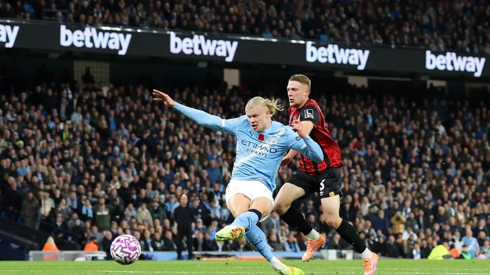 Erling Haaland Menggila! Manchester City Gilas Bournemouth 3-1 di Etihad