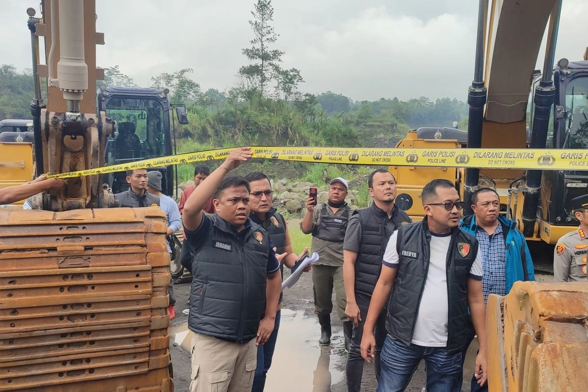 Polri Tetapkan 3 Tersangka Kasus Tambang Pasir Ilegal di Kawasan Gunung Merapi