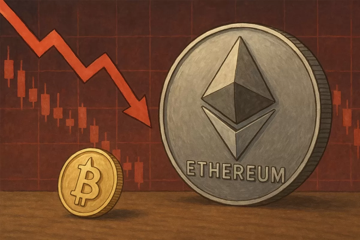 ETH Hari Ini Ikut Drop Gila-Gilaan, Keuntungan Holder Ethereum Sejak Awal Tahun Jadi Hilang